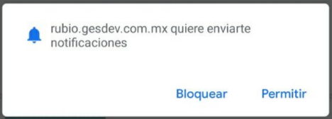 Permisos - Notificaciones 2