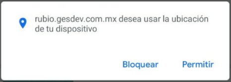 Permisos - Geolocalización 2